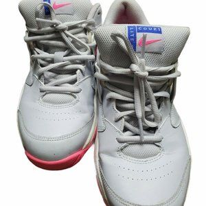 Nike Court Lite 2 Women Tennis Shoes Grey/Pink Blu